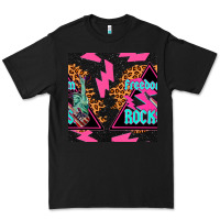 Black freedom rocks seamless pattern Premium Tee - BundleAndBundleShop