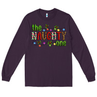 Plum The Naughty One Christmas Long Sleeve Tee - Artiststas