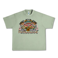 Oil Green mind your own motherhood Urban Heavy Tee - SublimationCraftShop