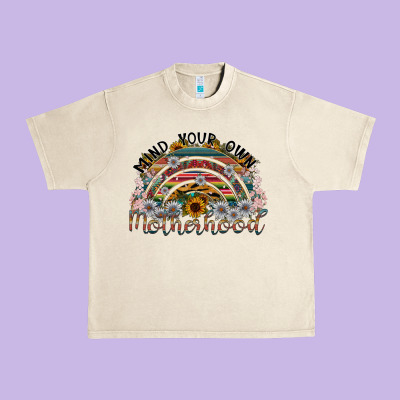 Mind Your Own Motherhood Urban Heavy Tee Designed By Sublimationcraftshop