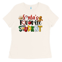 Bone santa's favorite student christmas Ladies Tee - LillyAllenDesigns