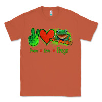 Copper Peace Love Frogs Classic Tee - Jasminsmagicworld