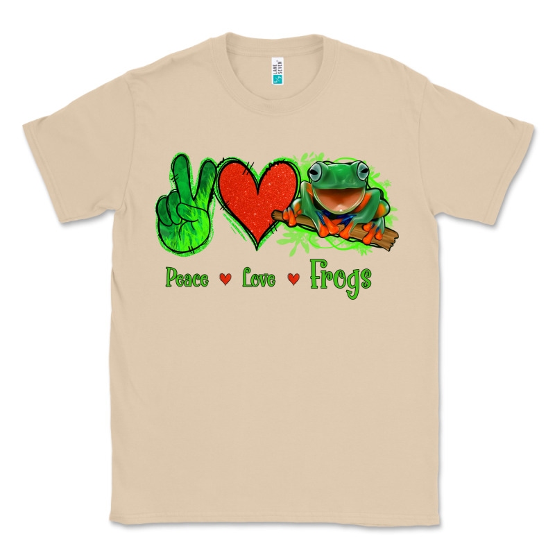 Peace Love Frogs Classic Tee by Jasminsmagicworld | Teevron