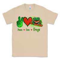 Mushroom Peace Love Frogs Classic Tee - Jasminsmagicworld