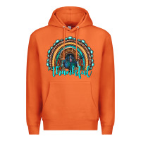 Carrot western thanksgiving rainbow with turkey Premium Hoodie - RanaPortraitStore