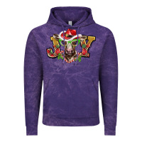 Cloud Purple christmas joy baby cow Vintage Hoodie - BarkalooDesign