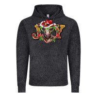 Vintage Black christmas joy baby cow Vintage Hoodie - BarkalooDesign