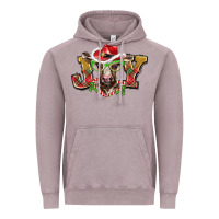 Vintage Zinc christmas joy baby cow Vintage Hoodie - BarkalooDesign