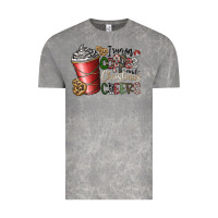 Cloud Rock I Run On Coffee And Christmas Cheers Vintage Tee - CowhideDigitalArt