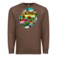 Chestnut west virginia map sunflower cactus serape Premium Sweatshirt - RanaPortraitStore