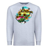 Heather Grey west virginia map sunflower cactus serape Premium Sweatshirt - RanaPortraitStore