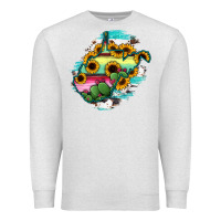 Oatmeal Heather west virginia map sunflower cactus serape Premium Sweatshirt - RanaPortraitStore