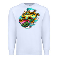 White west virginia map sunflower cactus serape Premium Sweatshirt - RanaPortraitStore