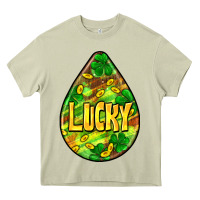 Mossy St.patrick's teardrop earrings Heavy Core Tee - FaDigitalArtStudio