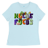 Baby Blue Hocus Focus Teacher Halloween Ladies Tee - LillyAllenDesigns