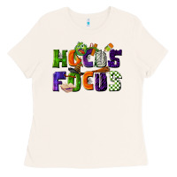 Bone Hocus Focus Teacher Halloween Ladies Tee - LillyAllenDesigns