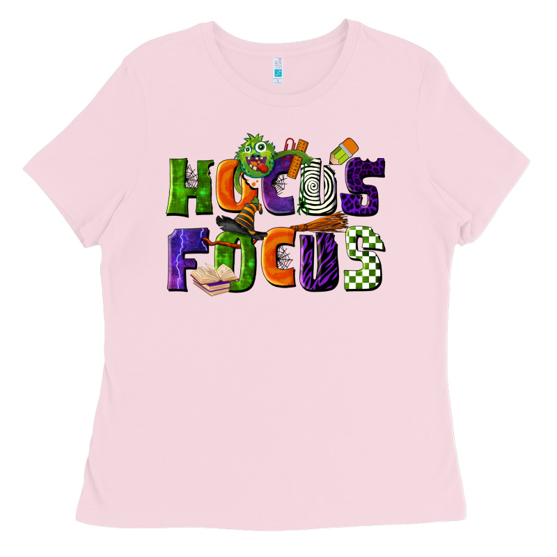 Hocus Focus Teacher Halloween Ladies Tee by LillyAllenDesigns | Teevron