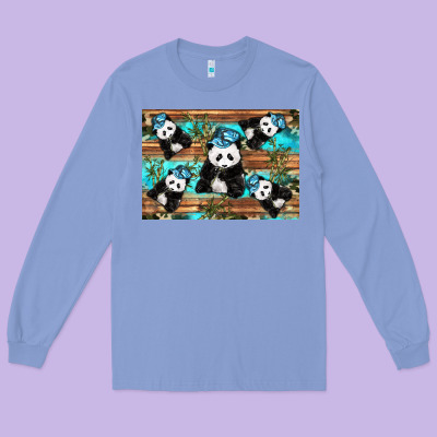 Camouflage Baby Panda Long Sleeve Tee Designed By Artiststas