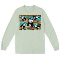 Matcha Camouflage Baby Panda Long Sleeve Tee - Artiststas