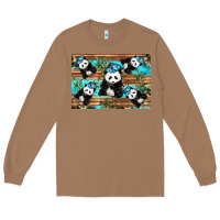 Toasted Coconut Camouflage Baby Panda Long Sleeve Tee - Artiststas