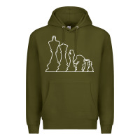 Army Green chess t  shirt chess Premium Hoodie - maiPhamDesign