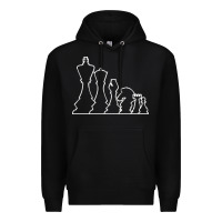 Black chess t  shirt chess Premium Hoodie - maiPhamDesign