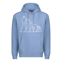 Colony Blue chess t  shirt chess Premium Hoodie - maiPhamDesign