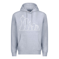 Heather Grey chess t  shirt chess Premium Hoodie - maiPhamDesign