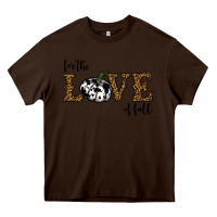 Chocolate Brown for the love of fall Heavy Core Tee - RanaPortraitStore