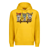 Lemon 3 alpacas Premium Hoodie - BarkalooDesign