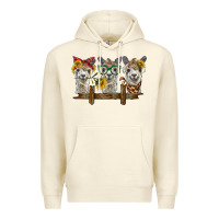 Sandshell 3 alpacas Premium Hoodie - BarkalooDesign