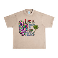 French Oak life is better İn flip flops Urban Heavy Tee - CowhideDigitalArt