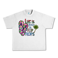 Lunar Rock life is better İn flip flops Urban Heavy Tee - CowhideDigitalArt