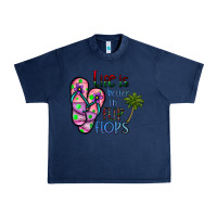 Navy life is better İn flip flops Urban Heavy Tee - CowhideDigitalArt