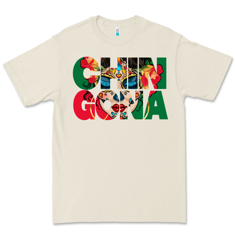 Chingona Sugar Skull Premium Tee by BundleAndBundleShop | Teevron