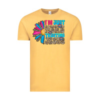 Vintage Mustard im just here trusting jesus Vintage Tee - CowhideDigitalArt