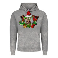 Cloud Rock christmas joy cow Vintage Hoodie - BarkalooDesign