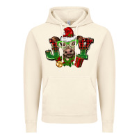Vintage Artic christmas joy cow Vintage Hoodie - BarkalooDesign