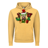 Christmas Joy Cow Vintage Hoodie | Teevron