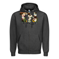 Charcoal Heather tenesse state cowhide serape cactus Zipper Hoodie - RanaPortraitStore