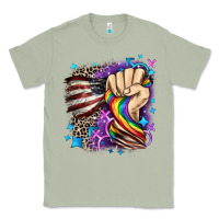 Matcha LGBTQ+ and American flag Classic Tee - FaDigitalArtStudio