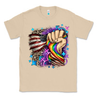 Mushroom LGBTQ+ and American flag Classic Tee - FaDigitalArtStudio