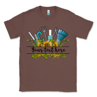 Chestnut customize nail tools with sunflower preview Classic Tee - BarkalooDesign