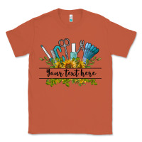 Copper customize nail tools with sunflower preview Classic Tee - BarkalooDesign