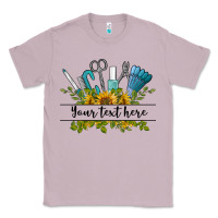 Lilac customize nail tools with sunflower preview Classic Tee - BarkalooDesign