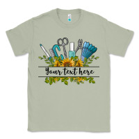 Matcha customize nail tools with sunflower preview Classic Tee - BarkalooDesign