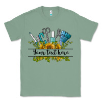 Sage customize nail tools with sunflower preview Classic Tee - BarkalooDesign