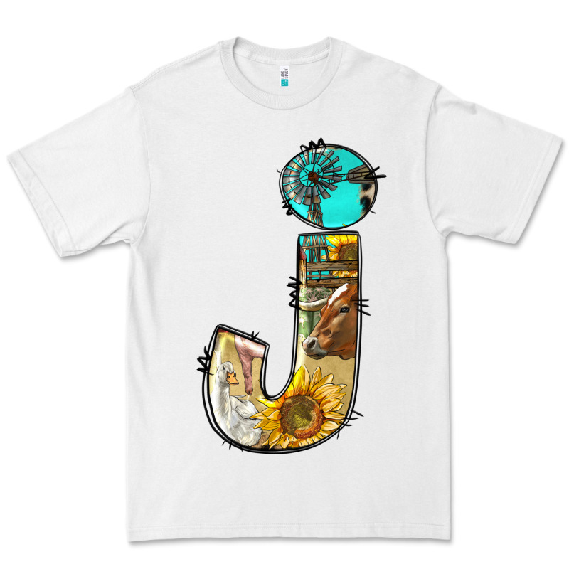 Farm Life Alphabet Lowercase Letters J Premium Tee by BundleAndBundleShop | Teevron