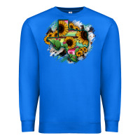 True Royal Texas Map Sunflower Cactus Serape Premium Sweatshirt - RanaPortraitStore