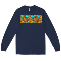 Navy Thankful Pumpkin Long Sleeve Tee - Artiststas